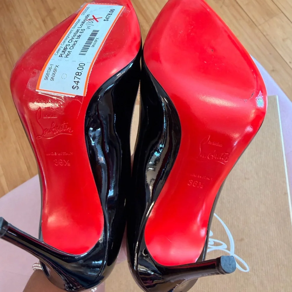 Christian Louboutin Hot Chick Patent 100 - Picture 5 of 8